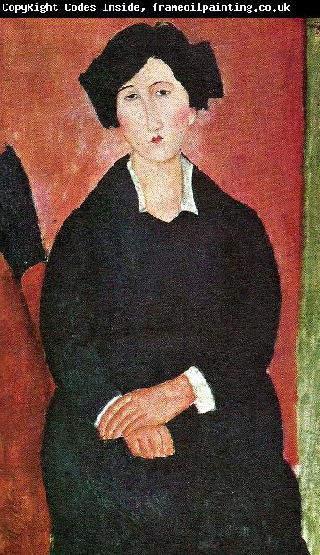 Amedeo Modigliani den italienska kvinna